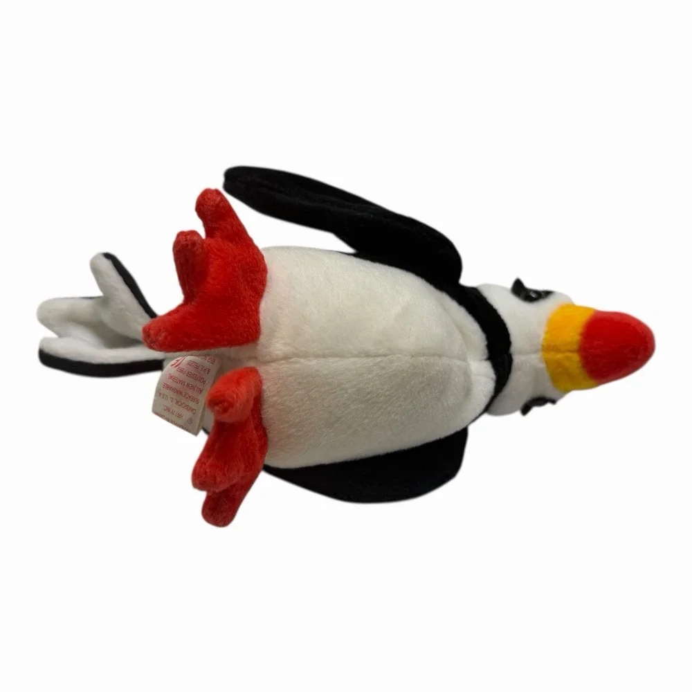 Vintage Ty Original Beanie Baby‎ Puffer The Puffin Penguin Bird Toy Retired 1997